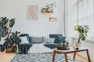 maison scandinave rideaux